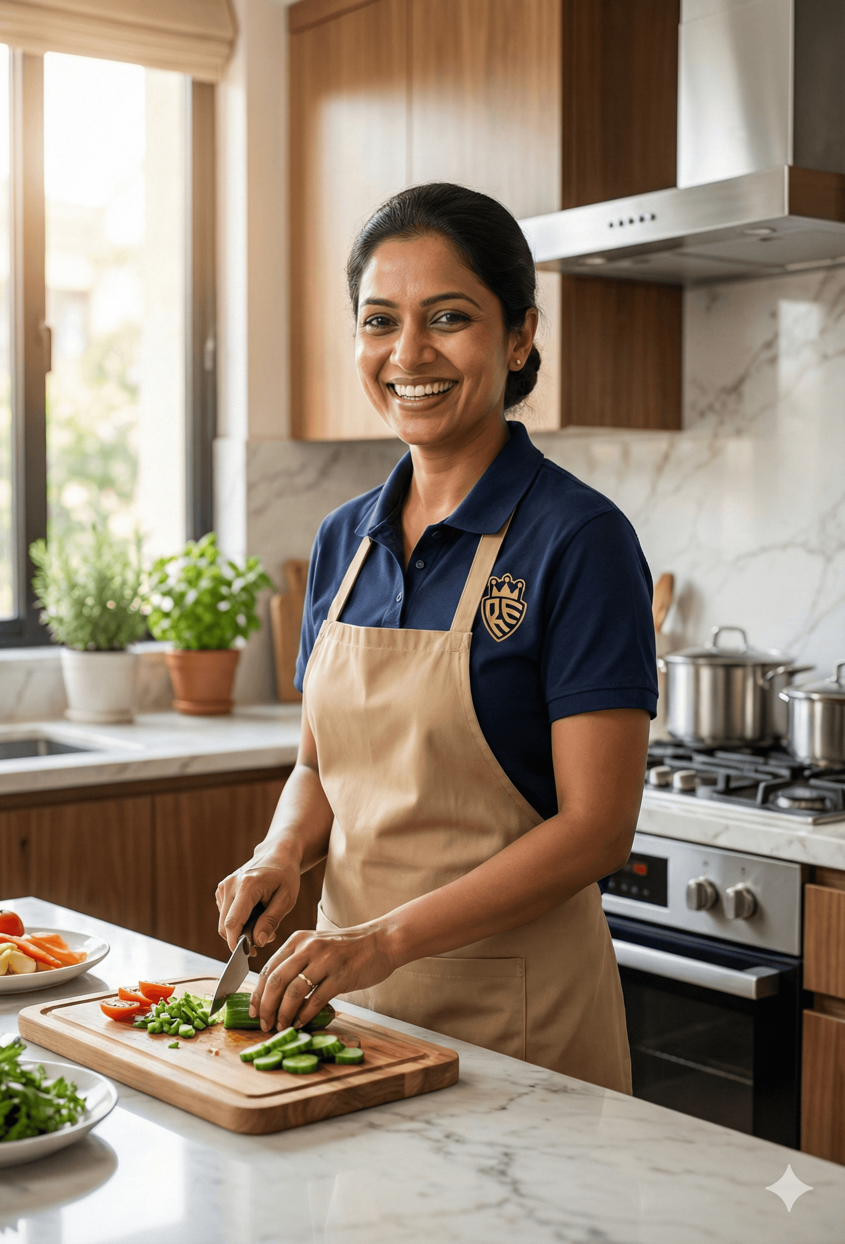 Live-in cook for Delhi NCR families by Rumila Enterprises
